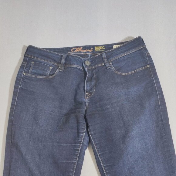 Mavi Jeans women's size 30/34 indigo blue colour Alexa mid rise skinny jeans - Picture 2 of 16